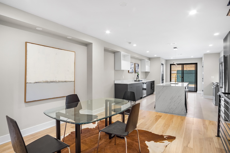 house for sale east passyunk renewed worktingman's rowhouse dining room