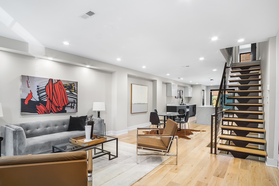 house for sale east passyunk renewed worktingman's rowhouse living room