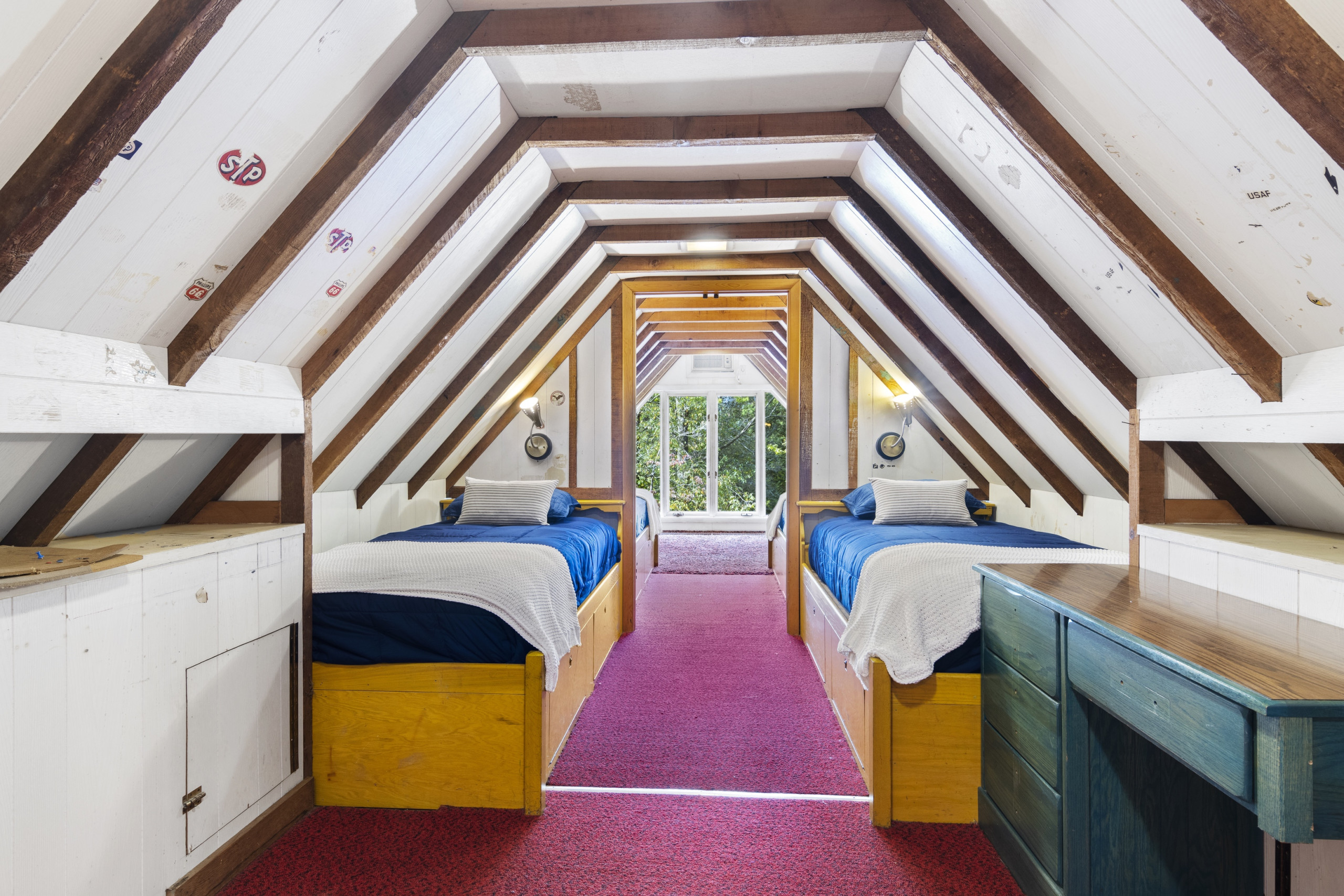 third-floor bunkroom