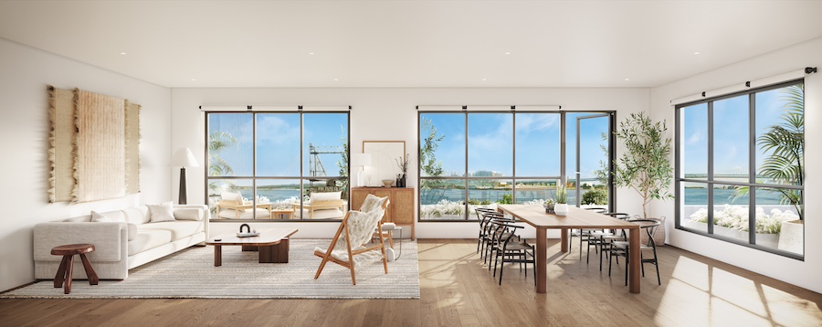 eighth-floor penthouse rendering