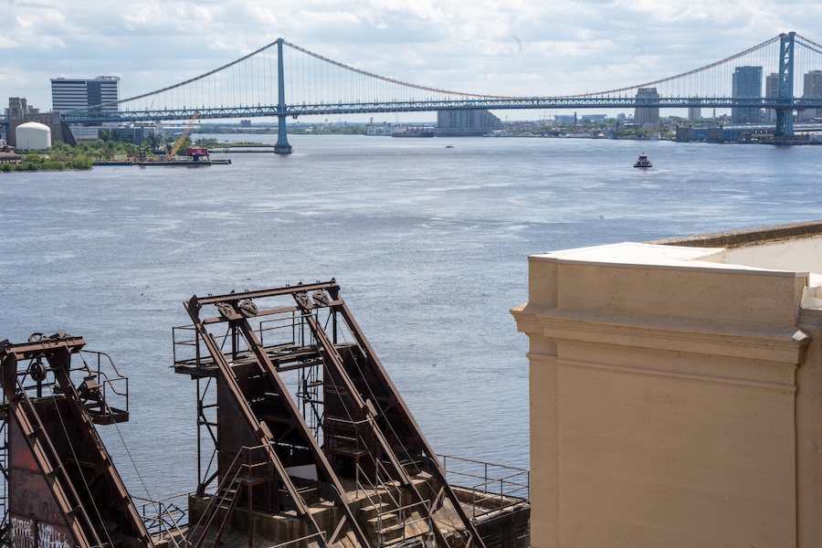 Photo of view from a 7th-floor terrace