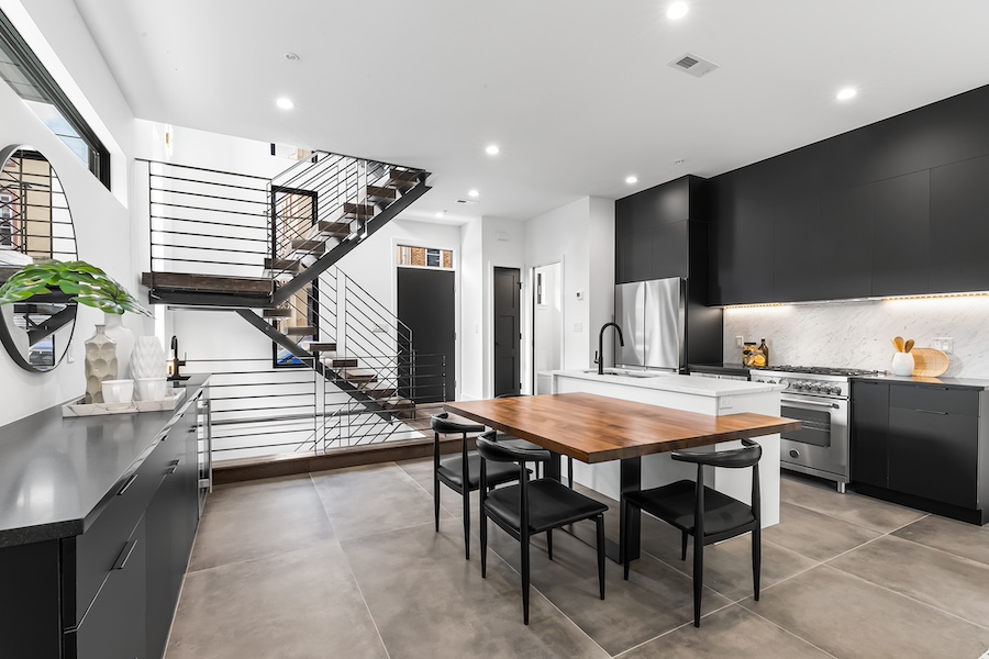 house for sale dickinso= narrows new construction kitchen