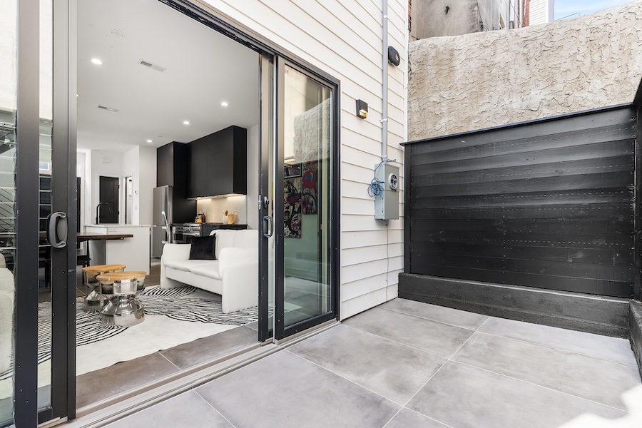 rear patio