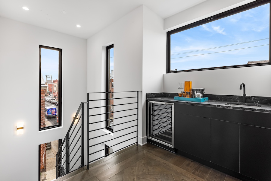 top floor wet bar