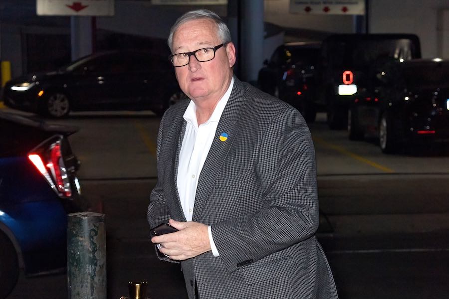 Philadelphia Mayor Jim Kenney, who screwed up his mail-in ballot for the Philadelphia 2023 election, seen here after a movie premiere in October (Getty Images)