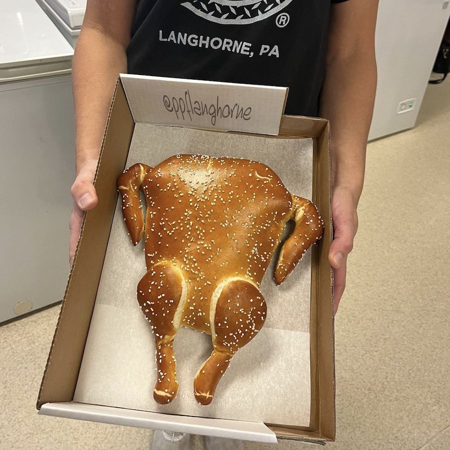 Philly Pretzel Factory's soft pretzel turkey