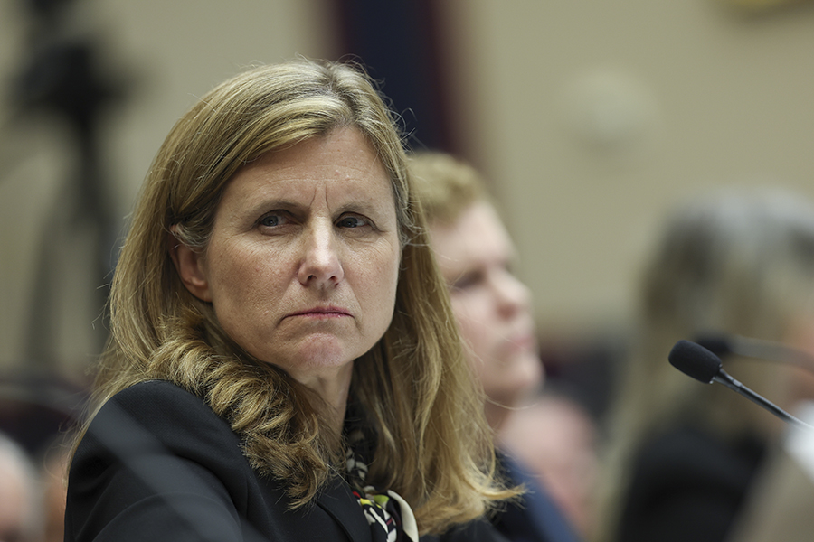 Liz Magill, President of University of Pennsylvania, testifies before the House Education and Workforce Committee.