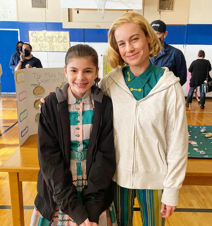 belle starr with brie larson in lessons in chemistry