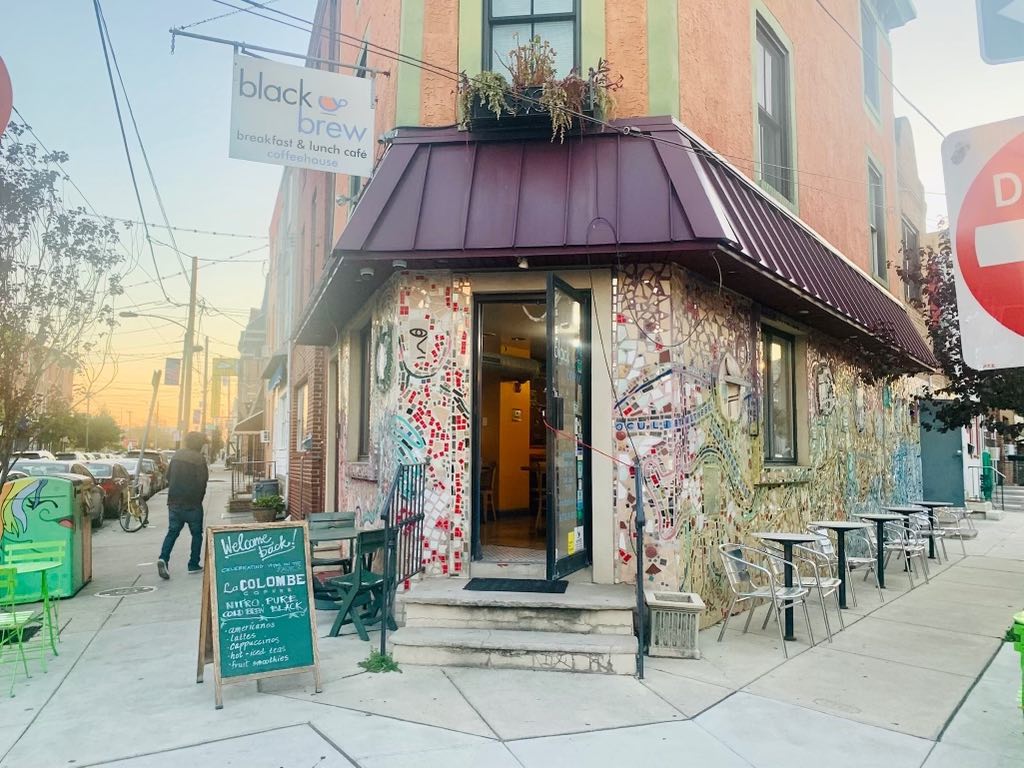 Black n' Brew cafe on Passyunk Avenue in South Philadelphia