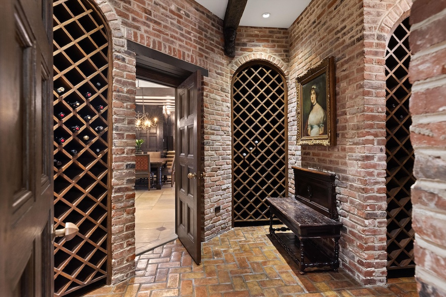 house for sale gladwyne english gothic revival wine cellar