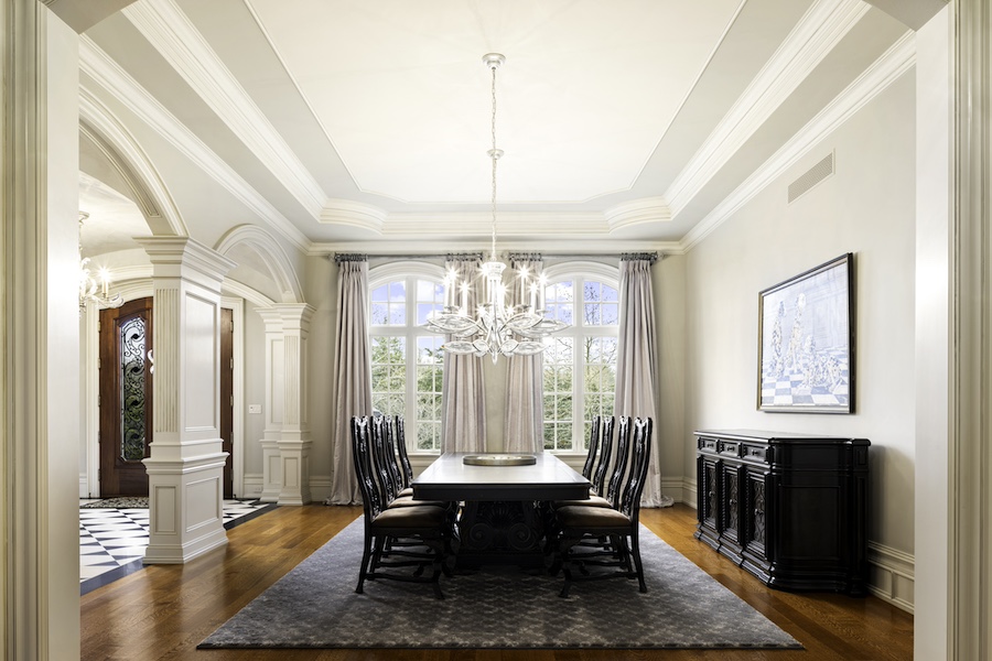house for sale new hope french chateau dining room