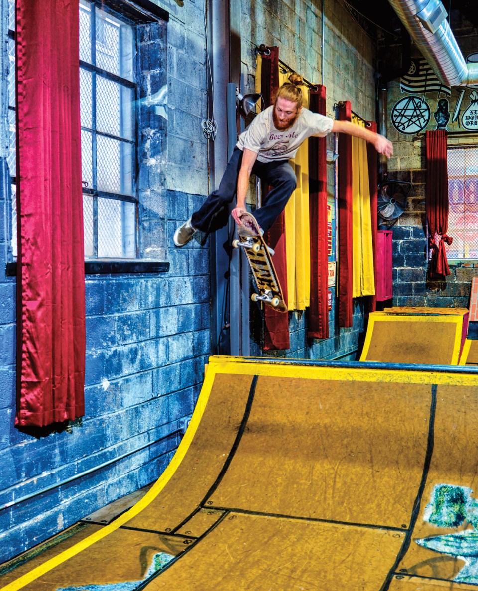 indoor sports skateboarding