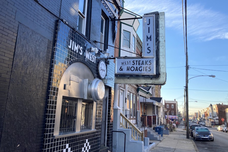 West Philadelphia cheesesteak shop Jim's West, which is engaged in a court battle with Jim's Steaks in Delco