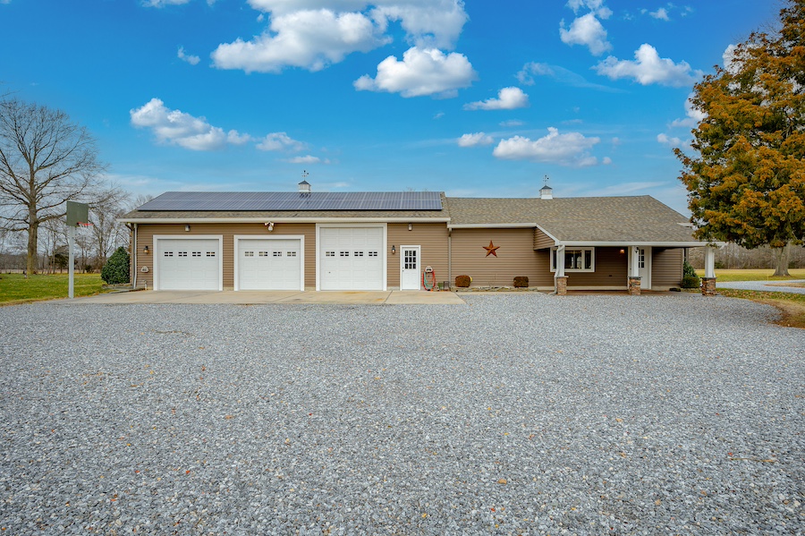 garage front