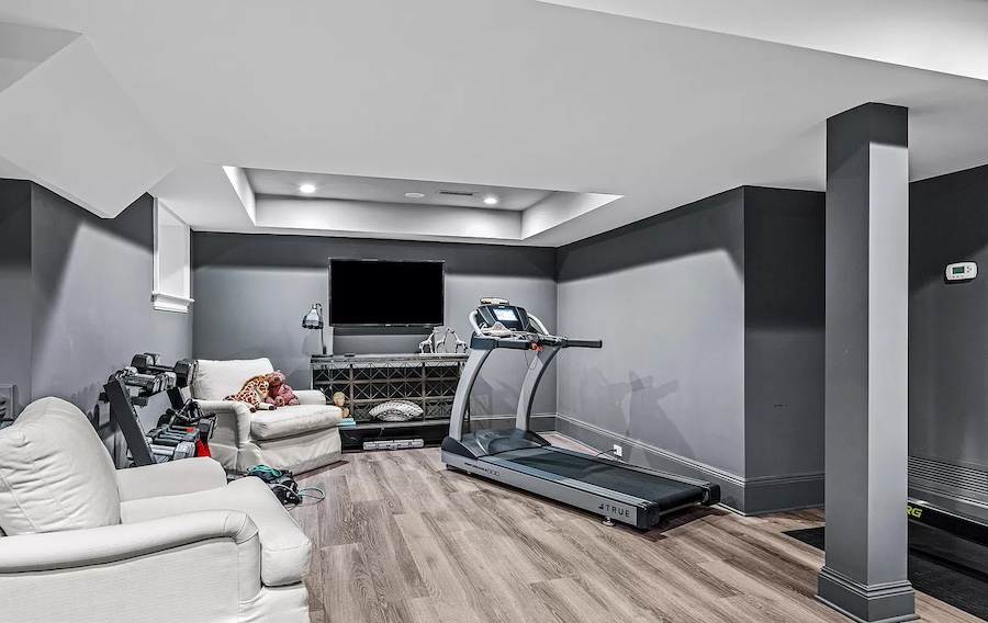 basement rec room