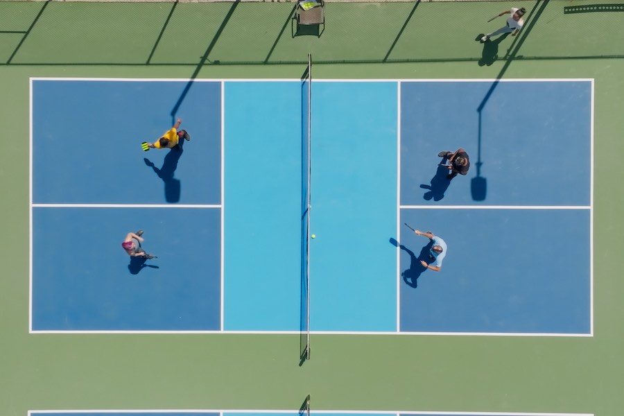 pickleball courts like this one are causing some problems in Lower Merion