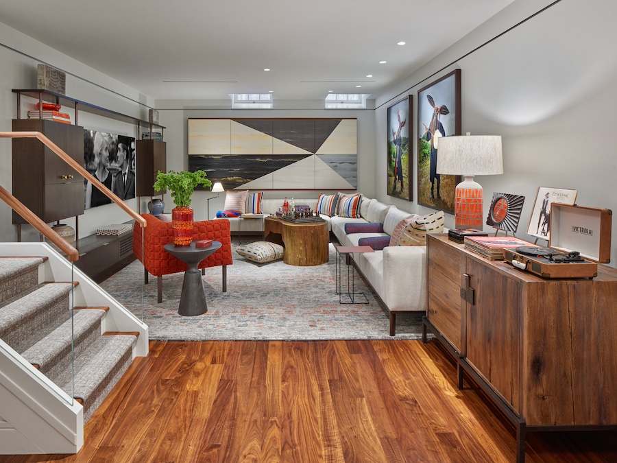 basement media lounge