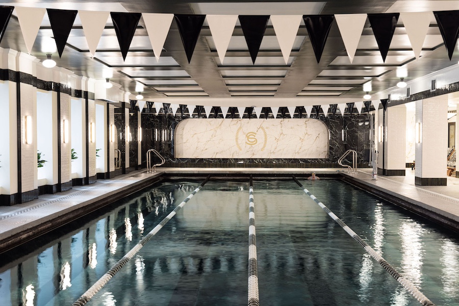 the sporting club swimming pool
