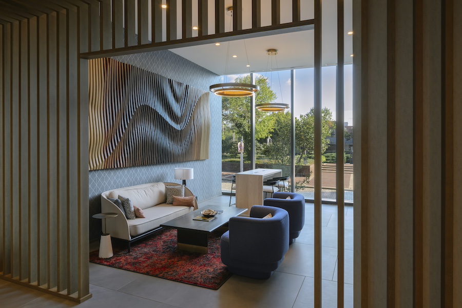 the Ryland apartment profile lobby lounge