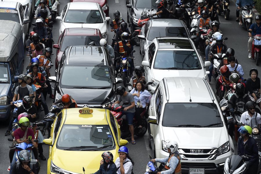 Bangkok traffic has nothing on Philadelphia traffic, according to a new report (Getty Images)