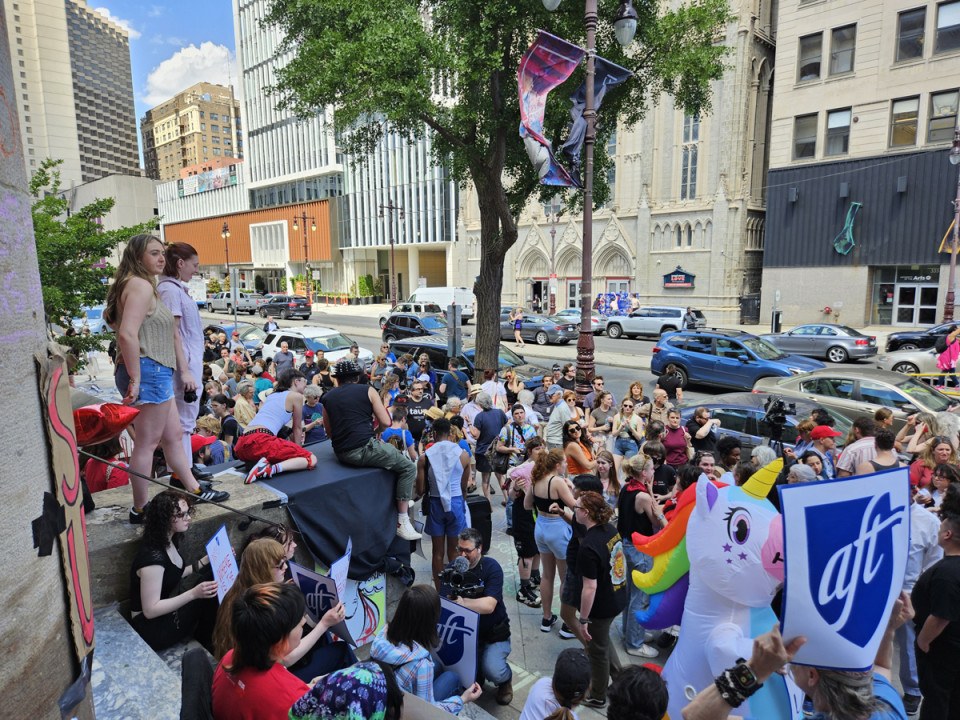 uarts university of the arts closing protest