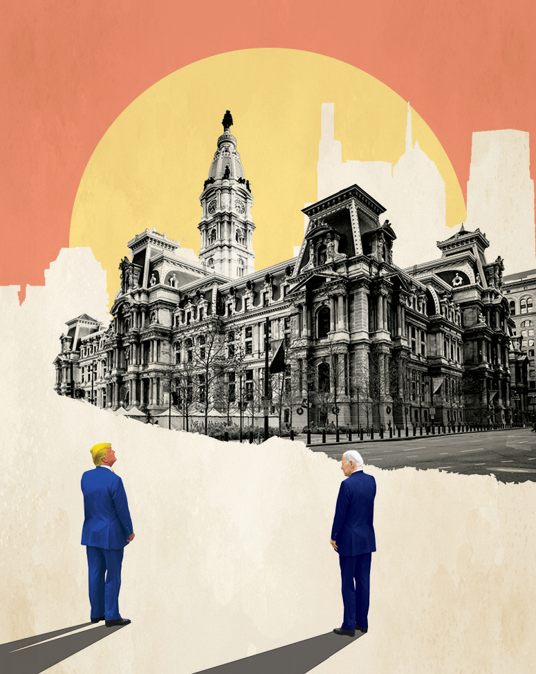 2024 presidential election trump biden philadelphia