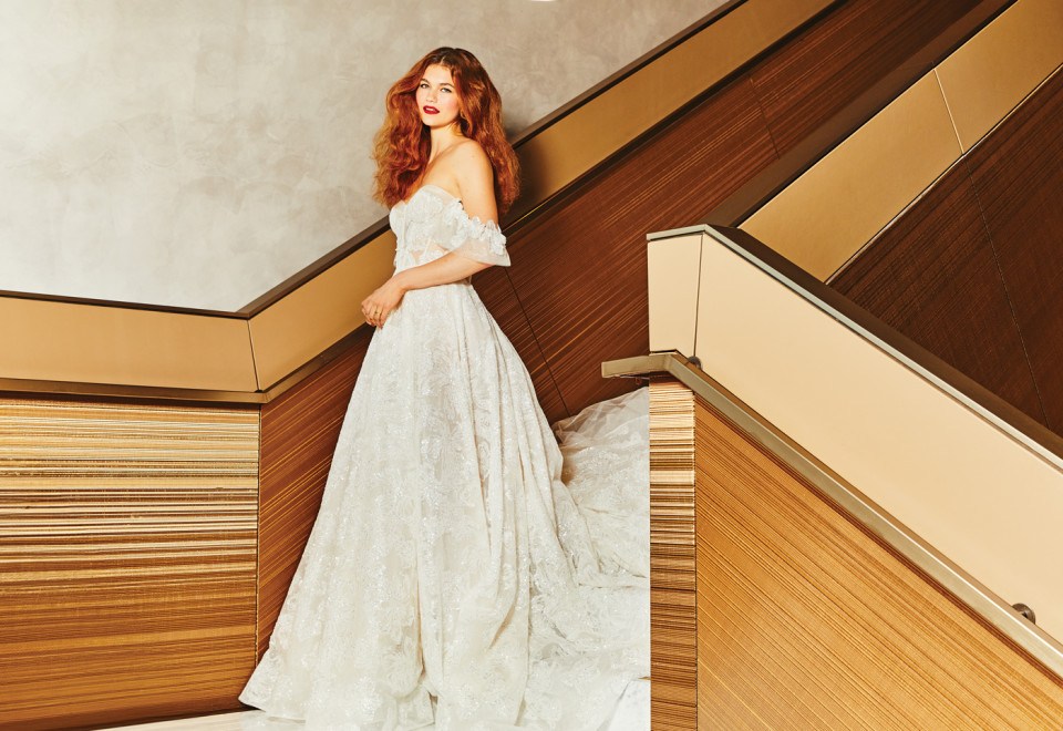 a timeless wedding dress at the Wedding Factor