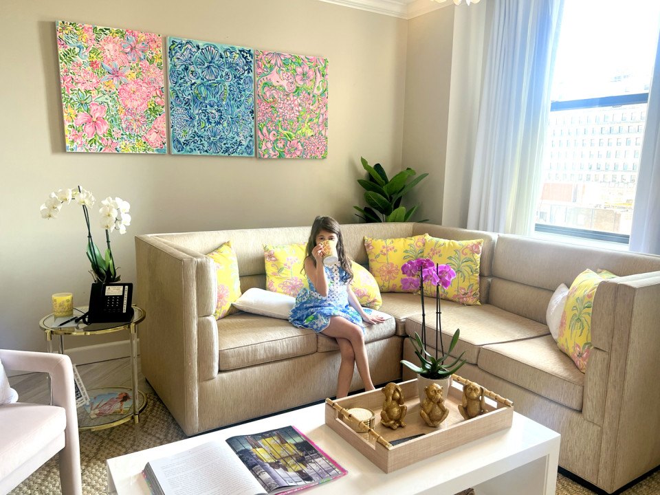Lilly Pulitzer Ritz-Carlton suite