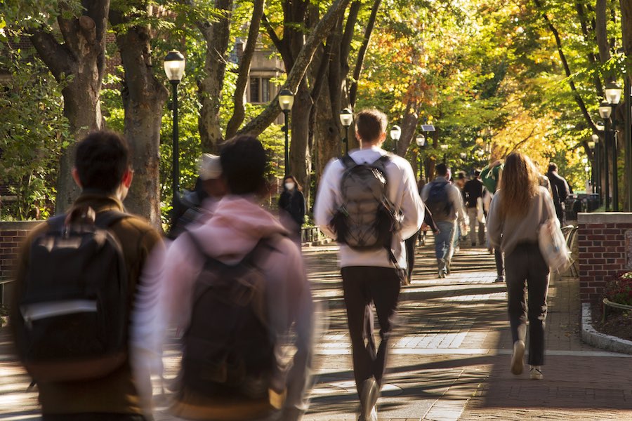 Students on the campus of Philadelphia's University of Pennsylvania. which is the sixth best college or university in the country, according to the latest Niche college rankings (Getty Images)