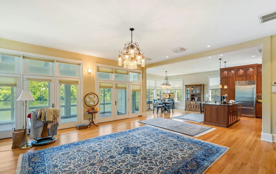 gladwyne riverside house main floor