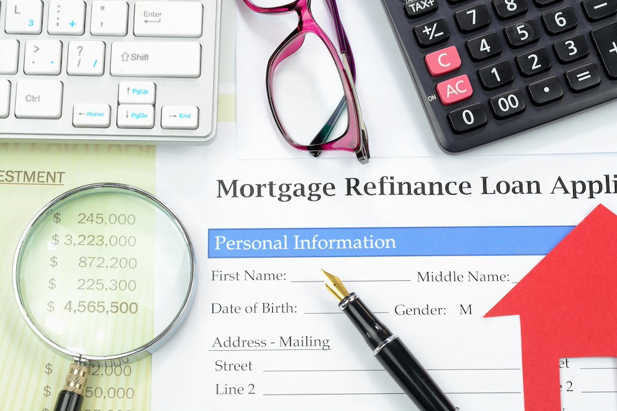 mortgage refinance application