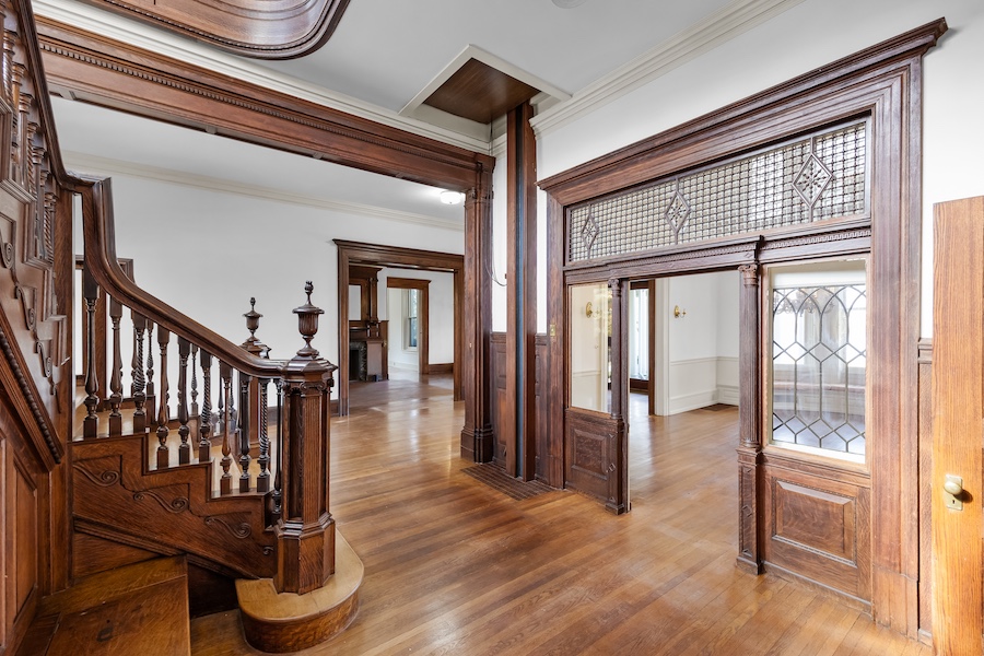 house for sale edgewater park victorian colonial foyer