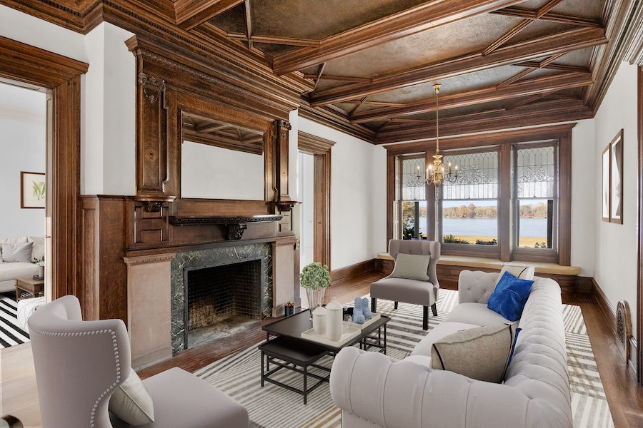 house for sale edgewater park victorian colonial living room