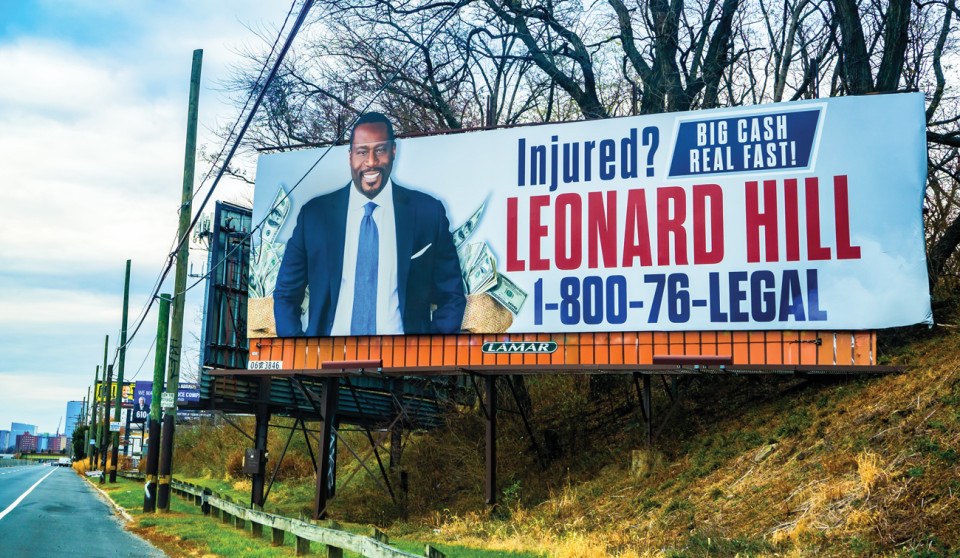 personal injury lawyer ads billboards philadelphia