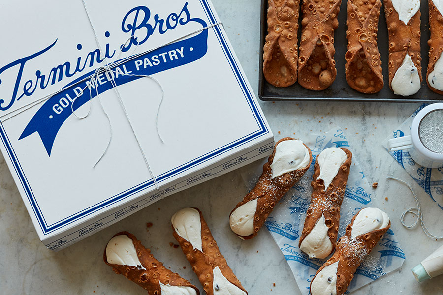Termini Brothers Bakery cannoli