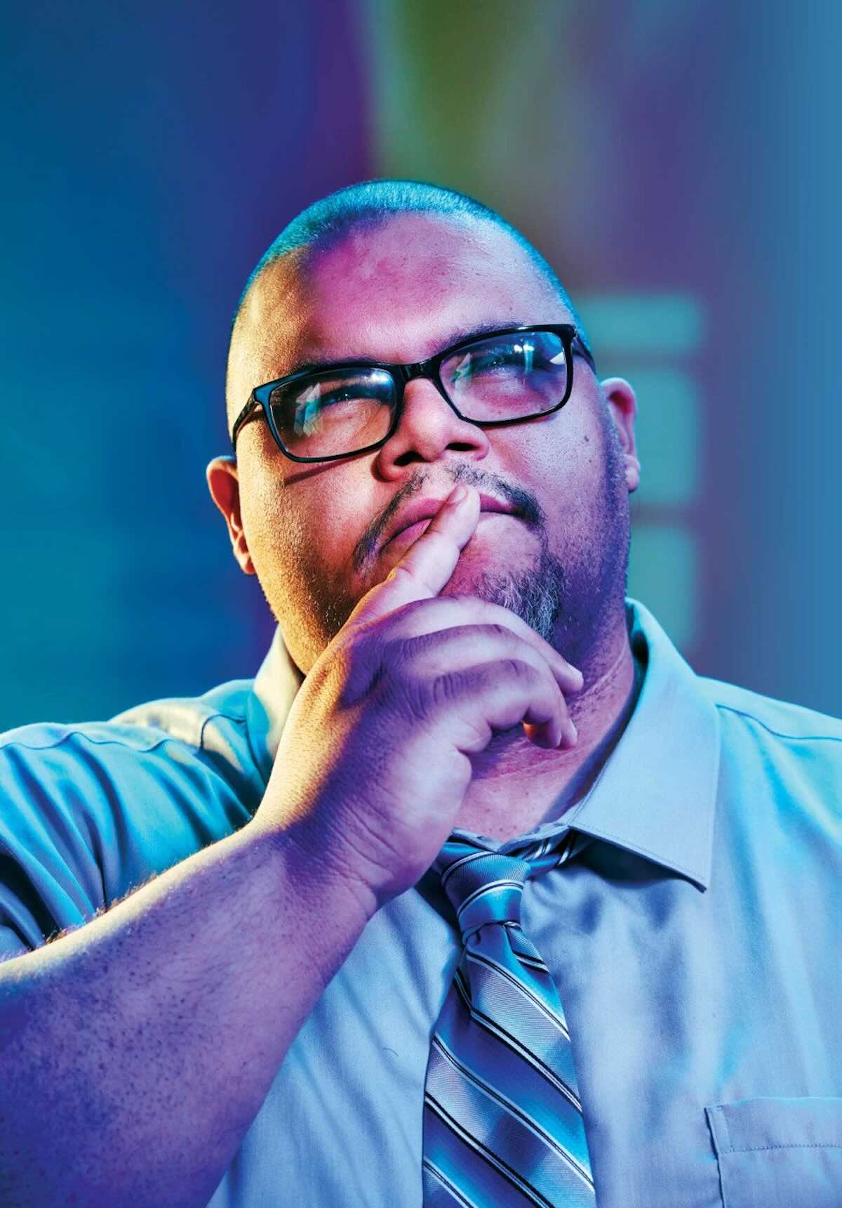 Jeopardy contestant Ryan Long in a 2022 photo by Steve Chris