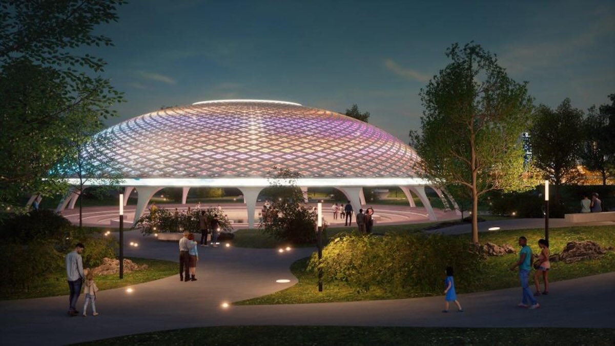 a rendering of one of the monuments proposed by Ed Rendell for 2026 in Philadelphia