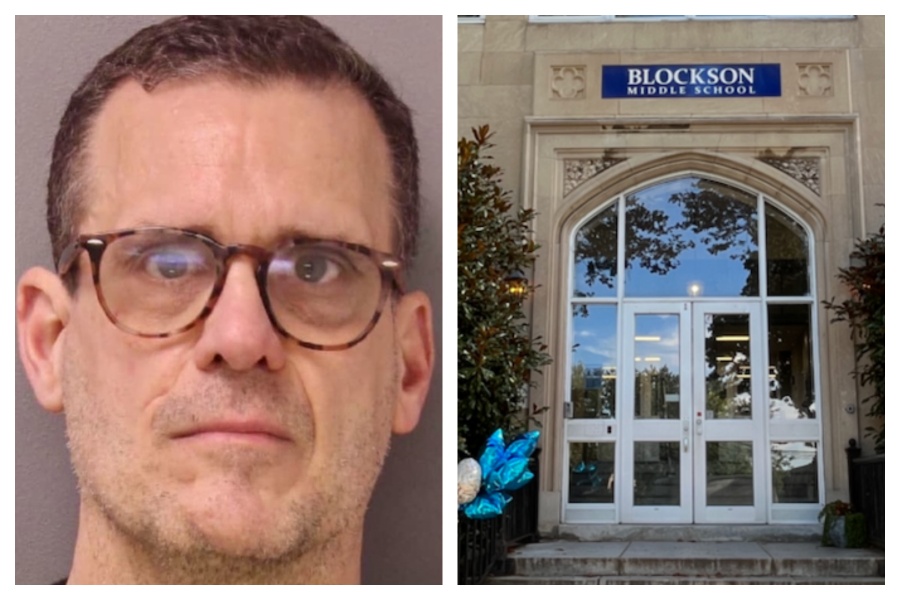 Delco middle school teacher John Richards, a resident of Newtown Square, is accused of having disturbing contact with a girl in his eight grade class.