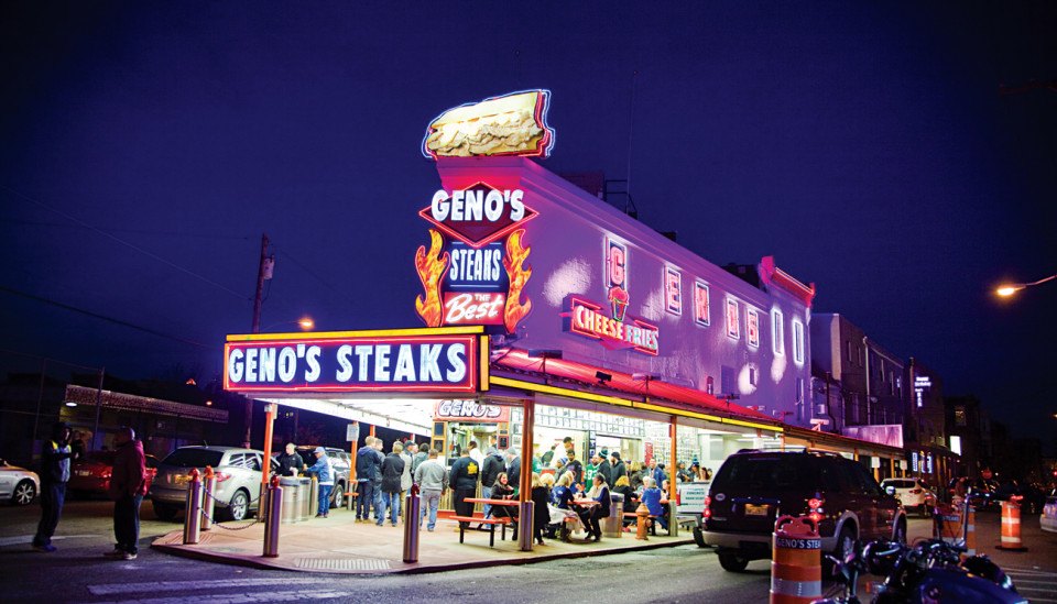 cheesesteak cheesesteaks geno's