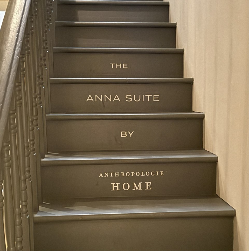 hotel anna and bel fishtown anthropologie suite
