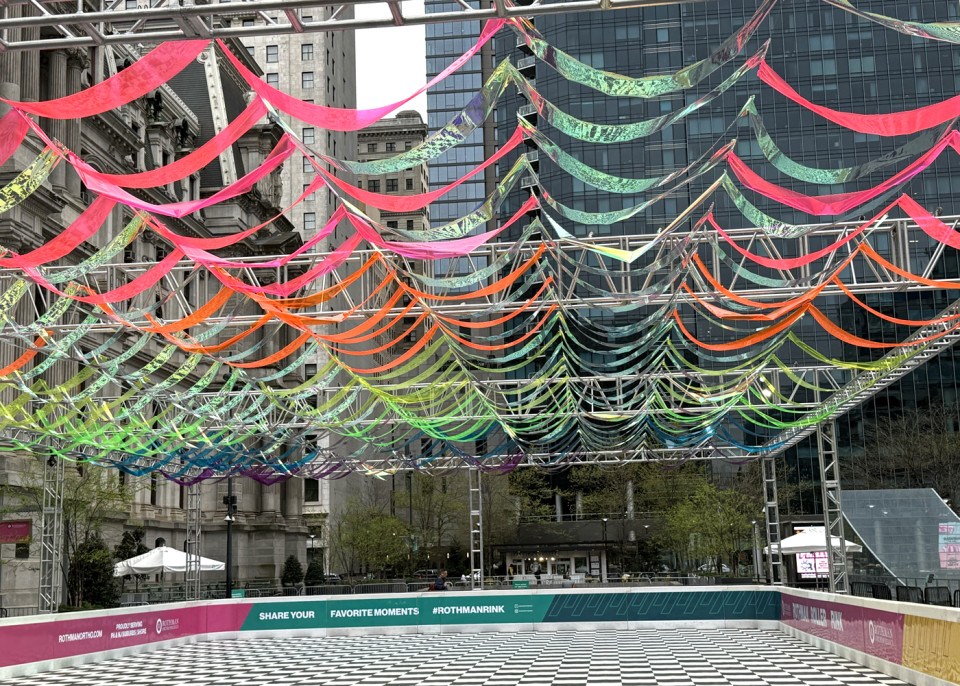 dilworth park rothman roller skating rink spring