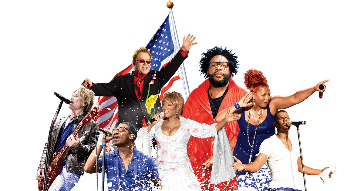 Performers at previous Fourth of July concerts in Philadelphia
