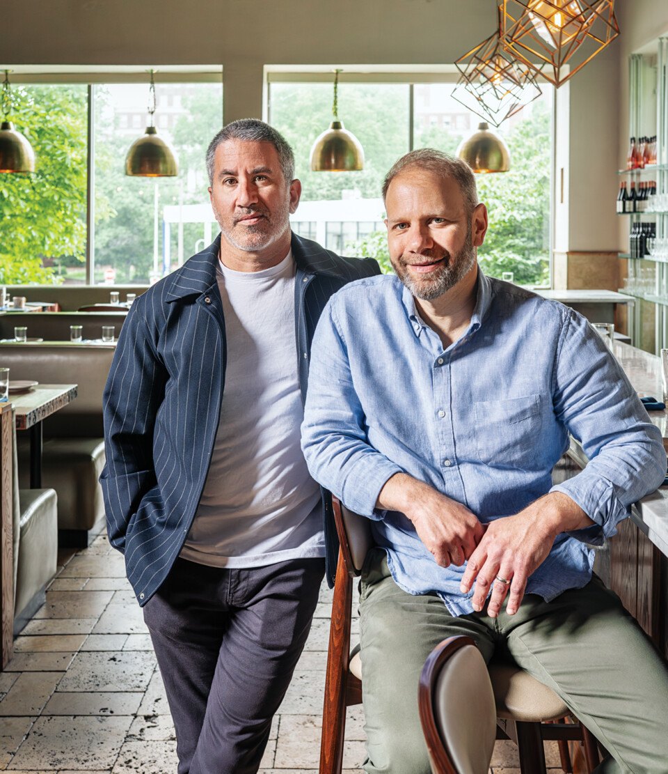 Michael Solomonov and Steve Cook at Zahav