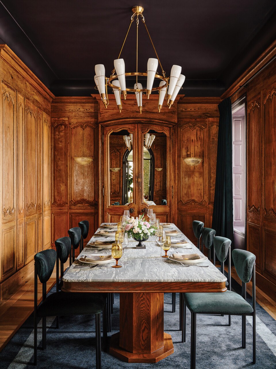 the dining room