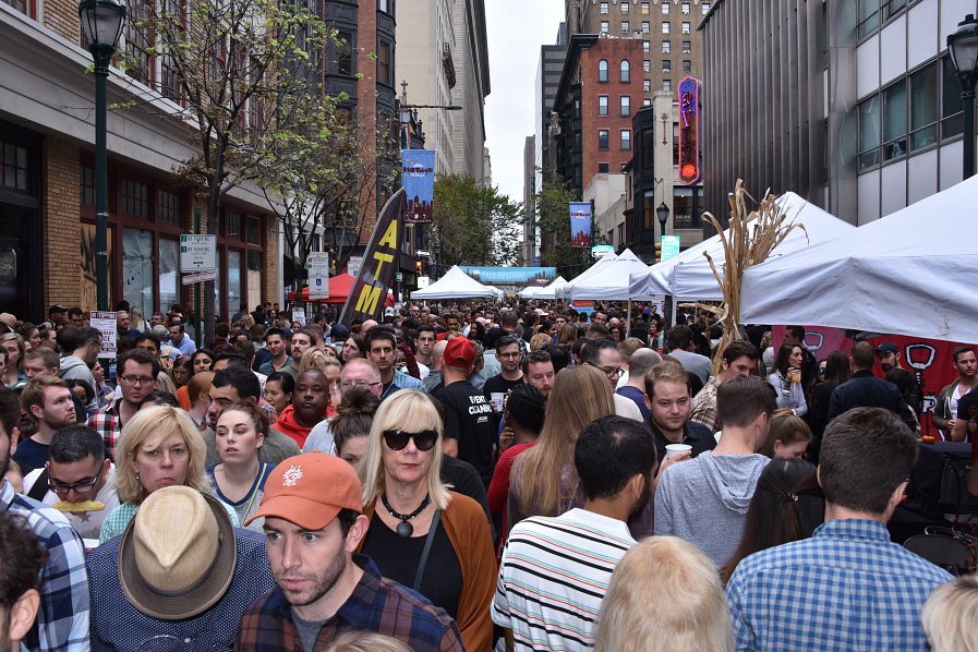 A scene from the Midtown Village Fall Festival