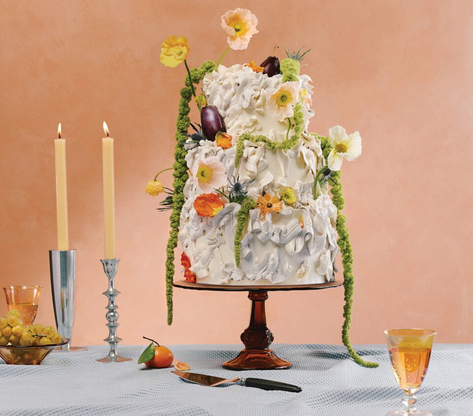 whimsical wedding cake