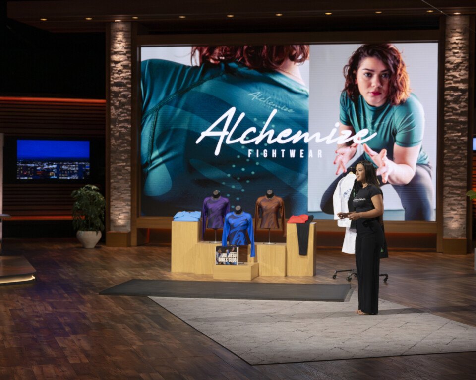 Alchemize Fightwear founder Maya Nazareth on Shark Tank