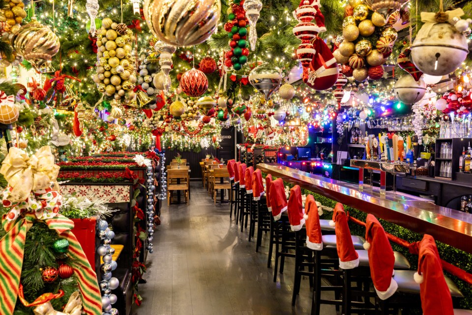 holiday bar christmas pop-up