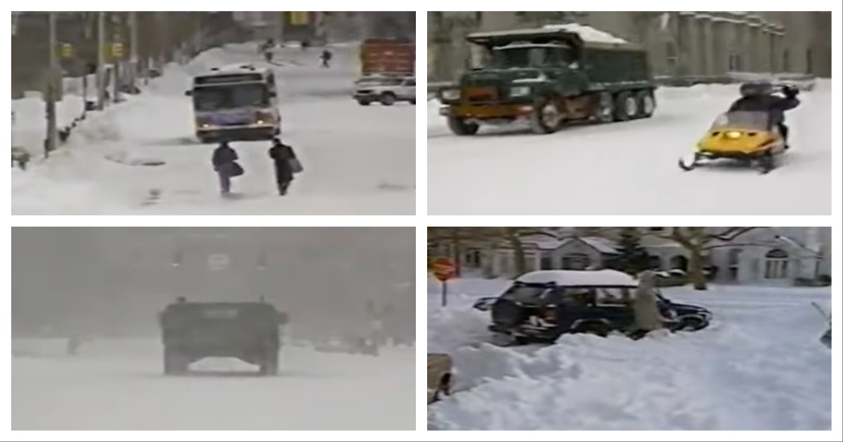 Archival images from the great Philadelphia blizzard of 1996