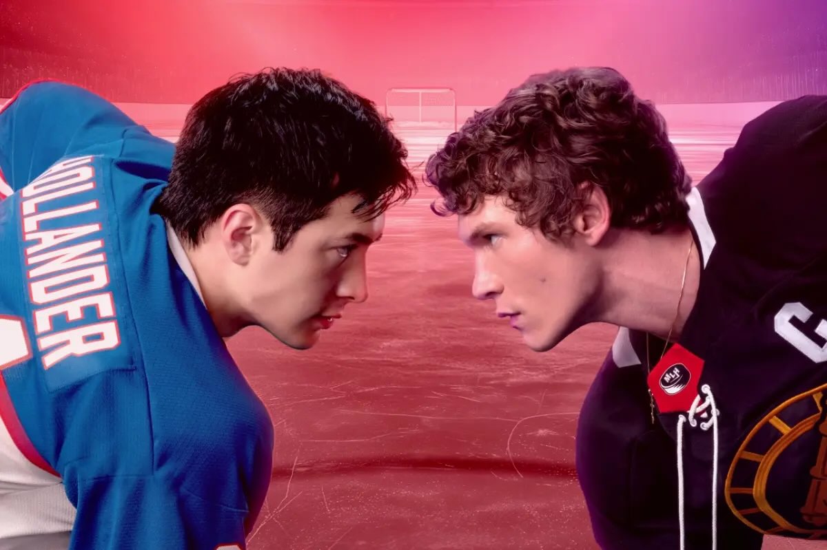 a Heated Rivalry promotional image